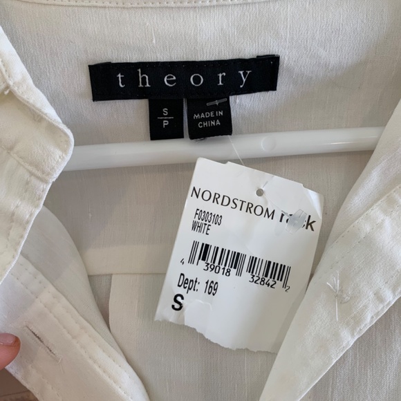Nordstroms White Linen jacket - Picture 2 of 3